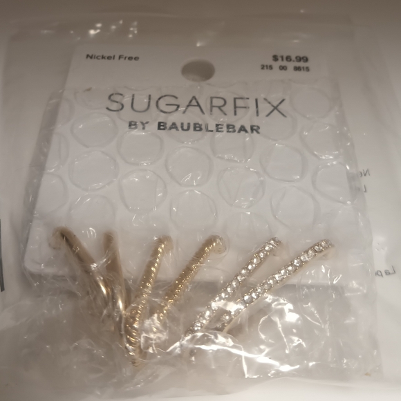 SUGARFIX BY BAUBLEBAR GOLDTONE HOOP CLIPS - Picture 3 of 3